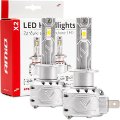 Car LED bulbs x2 series canbus amio h1 amio-02970