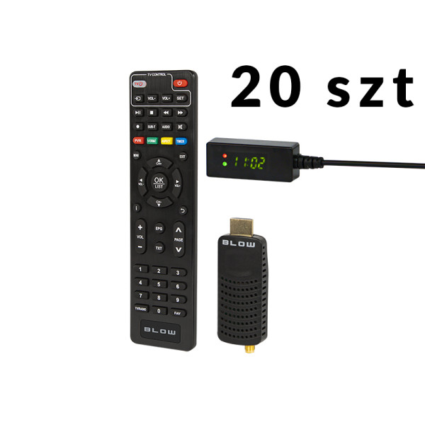 77-055# Decoder tuner dvb-t2 blow 7000fhdmini package