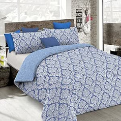 Italian Bed Linen Emotion cp-em Damask Duvet Cover, 100% Cotton, Multi-Colour, Double, 47 x 35 x 4 cm