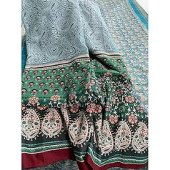 Bassetti Foulard, Cotton, Green, 180 x 270 cm