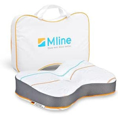 M line Athletic pillow, orthopaedic pillow, neck pain, butterfly pillow with optimal ventilation, 50 x 35 x 12 cm