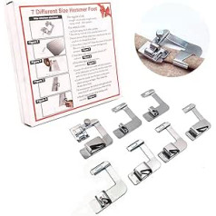 YEQIN 7 Pcs Adjustable Sewing Machine Machine Sewing Machine Foot Set for Singer Brother Janome Babylock Juki