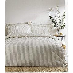 Yard The Linen Hebden Duvet Cover Set, Natural, Single