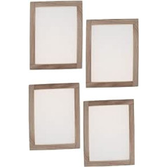Pack of 4 Paper Ladder Frames, Paper Making Frame, Paper Strainer, Paper Ladder Frame for Children, Teenagers, Teaching Paper Making (15 x 18 cm)