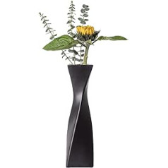 GRUBBYTEC Black Vase Ceramic Geometric Craft Ornaments Simple Creative Decorative Vase Flower Vase Modern Table Vase Flowers Plants Vase Ceramic Vase Decoration