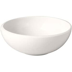 Villeroy and Boch NewMoon Bol, modern bowl for cereal, soups, salad or desserts, made of premium porcelain, dishwasher safe, white, 750 ml