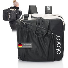 Otaro Skischuhtasche mit Helmfach (Classic | 44 L) / (PRO | 57 L) Premium Skitasche für Skischuhe | Auch als Schlittschuhtasche oder Inlinertasche | Ski Tasche, Skisack Set, Skischuhtaschen