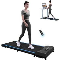 Treadmill for Home, Walking Pad, Treadmill Desk, 1-8 km/h 550 W Motor with Remote Control and LCD Display