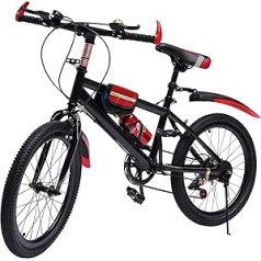 Children's Bicycle Unisex 20 Inch Children's Mountain Bike Girls Boys Bicycle Bike Mountain Bike for Children Unisex Bicycles for Boys Girls Carbon Steel Children's Bicycle