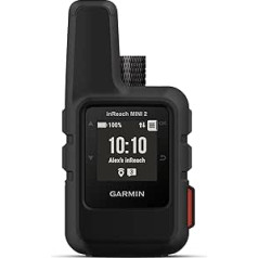 Garmin inReach Mini 2, Lightweight and Compact Satellite Communicator, Hiking Handheld, Black