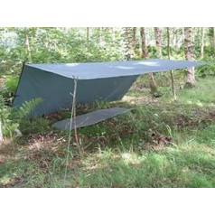 DD Plane, 3 m x 3 m, leicht, vielseitig und robust, Coyote Brown