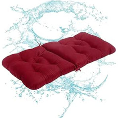 Qihuyi Patio Chair Cushion, Deep Seat Cushion, Basket Chair Cushion with Sponge Filling and Waterproof Design for Rocking Bench Mat, Restaurant Table Mat, Patio Bench