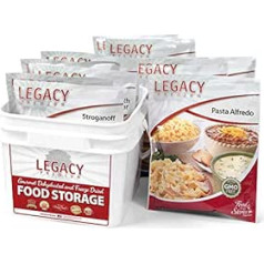 Legacy Premium Food Storage 32 Serving Family 72 Hour Emergency Food Supply Kit - 8 Lbs - Disaster Relief - Survival Preparedness Supplies - Dehydrated/Freeze Dried Food Storage by
