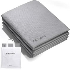 PROIRON Yoga Mat Foldable TPE Travel Yoga Mat Non-Slip & Lightweight 183 cm x 61 cm x 6 mm Gymnastics Mat with Bag for Fitness Pilates