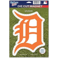 Wincraft MLB Detroit Tigers 82766010 die Cut Logo Magnet, klein, schwarz