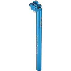 X AUTOHAUX 27,2 x 350 mm Universal-Fahrradsattelstütze, Aluminiumlegierung, verstellbare Sattelstütze mit Klemme