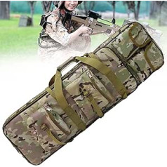 LSWKG Rifle Bag, Tactical Gun Bag, Case Rifle Bag with Pouches Compartments, Long Gun Bag, Rifle Bag, Very Easy to Carry