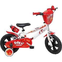 Denver Babies (Boys), 12 Inch, Teen Monster Ref. 2142 Bike, White/Red/Black