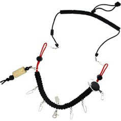 SAMSFX Fly Fishing Lanyard Braided Paracord Strap Durable Lanyard