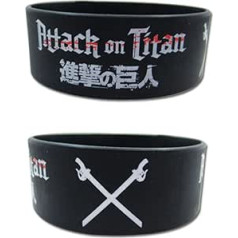 Toy Zany Attack On Titan Logo PVC Schweißband Wristband