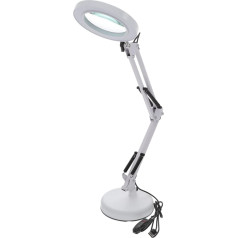 OSALADI 1 Set LED Magnifying Glass Light Foldable Desk LED Desk Lamp Workbench Light LED Beauty Light Magnifier Desk Light Magnifying Lamp Multifunctional Lamp Magnifying Glass Light Work