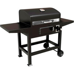 Gas One Charcoal Grill - 61.0 cm BBQ Charcoal Grill - Charcoal Smoker with Multi-Level Heat Control - Outdoor Grill for Camping, Picnic, Patio, Backyard Barbecue, Outdoor Cooking