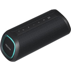 LG XBOOM Go DXG5 Portable Bluetooth Speaker (20 Watt, Google Assistant, Siri, Lighting) - Black