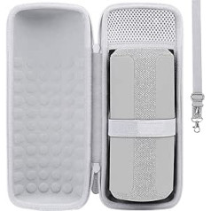 Aenllosi Hard Case for Sony SRS-XE200 Portable Wireless Bluetooth Speaker, Pocket Only (Light Grey)