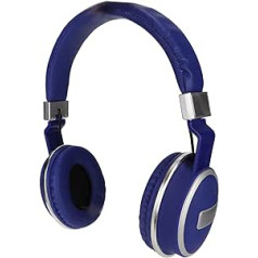 Annadue Bluetooth Over Ear Headphones Stereo Sound Wireless Gaming Headset with Microphone for Mobile Phone PC Laptop Notebook (Blue)