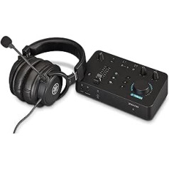 Yamaha ZG01 All-in-One Bundle - With the ZG01 Game Streaming Audio Mixer and YH-G01 Studio Quality Headset - For Windows, Mac, iOS and Android