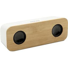 Metronic Bamboo Portable Bluetooth Wireless Stereo Speaker 10W