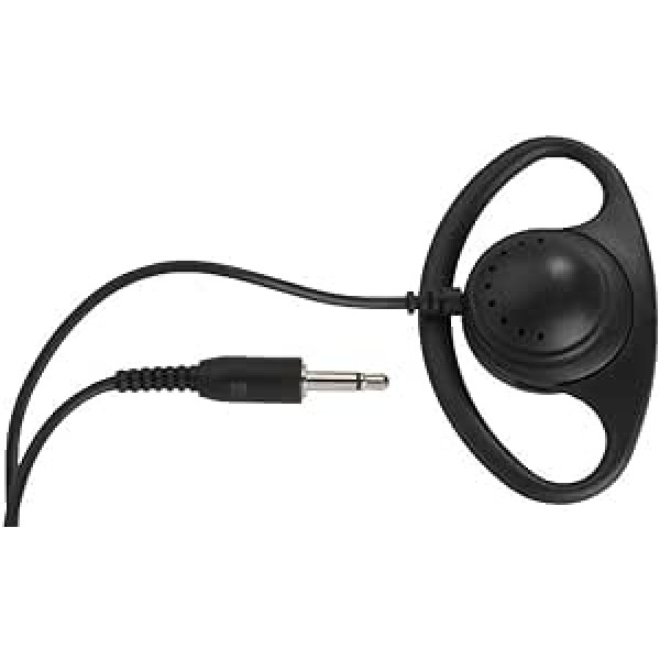 MONACOR ES-230 Lightweight Mono Earphones - Black