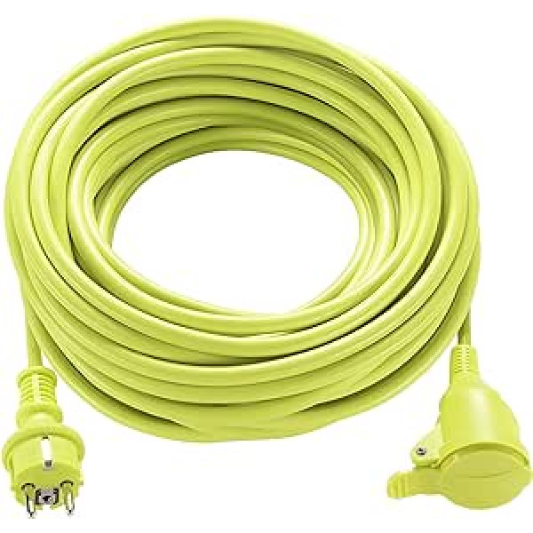 Masterplug EXF25161IP PX Extension Cable 3000 Watt 230 V Recessed – Green Flash, 25 m