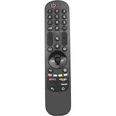 Fernbedienung IR MR21GA Kompatibel Mit LG TV 43NANO75UPA 43UP7100ZUF 43UP7560AUD 65UP7700PUA OLED77C1PUB Ersatz Controller Mit Netflix und Prime Video Tasten [Keine Sprachfunktion]