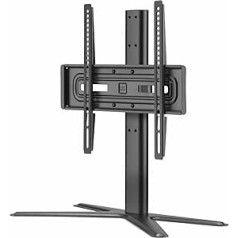 One For All WM4471 Table Stand TV Mount Solid - Suitable for All TV Types from 32 to 65 Inch - LCD/LED/Plasma/OLED/QLED TVs - Rotate (90°) Tilt (15°) - Height Adjustable - VESA 600 x 400 - WM4471