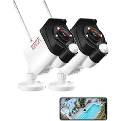 Tonton 1080P Wireless Surveillance System 2, .