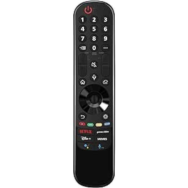 MR21GA Replacement Remote Control for LG TV 55NANO753PA 55NANO779PA 55NANO819PA 55NANO853PA 55NANO863PA 55NANO866PA 65NANO919PA 65NANO923PB 65UP80006LA 65UP80000 9LA 70UP81006LA 75NANO753PA