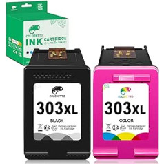 COLORETTO Remanufactured Ink Cartridge Replacement for HP 303XL 303 XL for use with 6220 6230 6232 6234 6252 6255 6258 7120 7130 7132 7134 7155 7158 Tango ( 11 1 1 Colour)