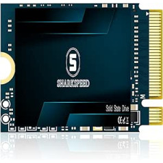 SHARKSPEED M.2 2230 SSD 512GB NVMe PCIe Gen 4.0 x4 30 mm, SSD Hard Drive Internal Solid State Drive for Steam Deck Surface Pro7+/ProX/laptop3/laptop4/laptop Go Ultrabook Dell HP Tablet (512GB, M.2