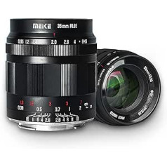 Meike 35mm f0.95 Large Manual Focus Prime Fixed Lens APS-C Compatible with Fujifilm X Mount Mirrorless Cameras such as X-T1 X-T2 X-T3