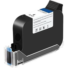 OLYBSJET BT-2580P Original Quick Dry Ink Cartridge for (BT-HH6105B2) (BT-HH6105B3) Handheld Inkjet Printer (Black)
