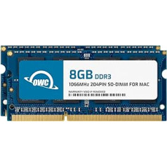 OWC - 16GB Memory Upgrade Kit - 2 x 8GB PC8500 DDR3 1066MHz SO-DIMMs für Mac Mini 2010, MacBook 2010, & MacBook Pro 13
