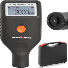 Auto krāsas biezuma testeris, diapazons 0-2000 µm + Čemodāns