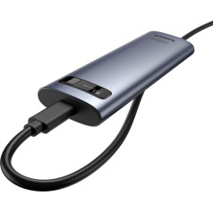 SSD nodalījums 2230-2280 M.2 NVMe / M.2 SATA 10 Gbs pelēks