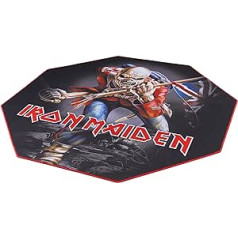 SUBSONIC Iron Maiden Non-Slip Gamer Floor Mat for Gaming and Office Chair