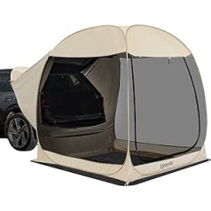 EighteenTek Unisex Adult 9003-VC SUV Tent, Beige, 7'x7'x7.2'H