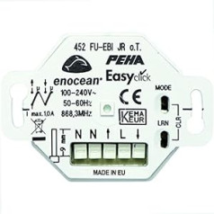 peha Honeywell D 452 FU-EBI JR O.T. Unterputz-Jalousie- und Rollladen-Funkempfänger bidirektional, 2 Kanal für Smarthome Anwendungen