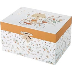 Trousselier 6260120 Children's Cat Music Box with Music and Dancing Figure Music Box Jewellery Box