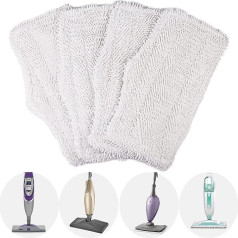 Zeltauto 4 Pack Washable Replacement Cleaning Cloth for Shark Steam & Spray Mop S3101 S3202 S3250 S3251 SK410 SK435CO SK460 SK140 SK141