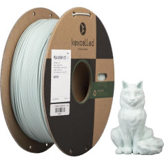 Matte PLA Filament 1.75 mm, kexcelled Upgrade Macaron PLA Roll, 3D Printer Filament, Gloss-Free Colour, 1 kg Cardboard Spool (2.2 lbs) +/- 0.03 mm, Matte Surface, Tidy Winding, Mint Green